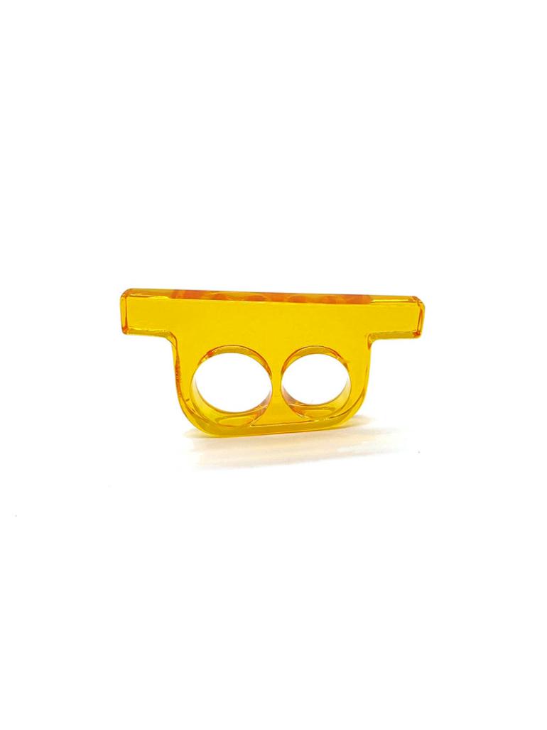 Diederick van Hovell, Zweifinger-Ring, orange
