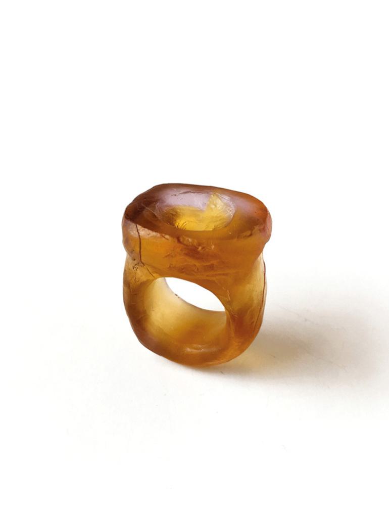 Petra Brenner, 'Mystic', Glasring, Formschmelzverfahren