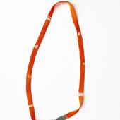 Kirsten Jäschke, Kette, orange-grau