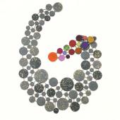Karola Torkos, Collier 'grey-glitter-color'