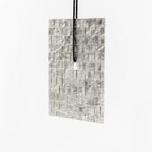 Annie Sibert, Anhänger / Pendant 'Lighting Score Silver Paper', Silber