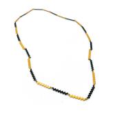 Christa Lühtje, Kette 'ZickZack', Gold, Eisen