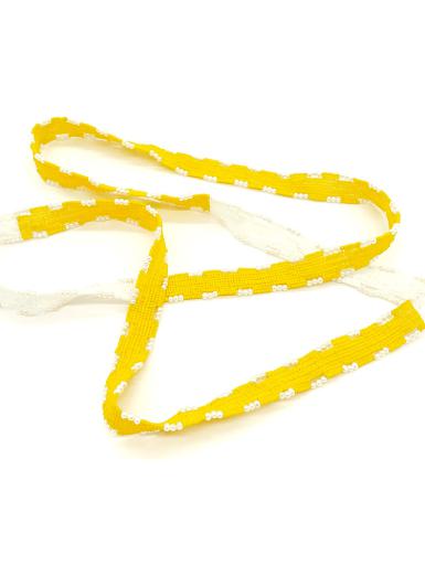 Kirsten Jäschke, Bänderkette gelb-weiss
