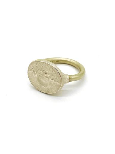 Andreas Frank, Ring 4, Sandguss, Silber, Gold