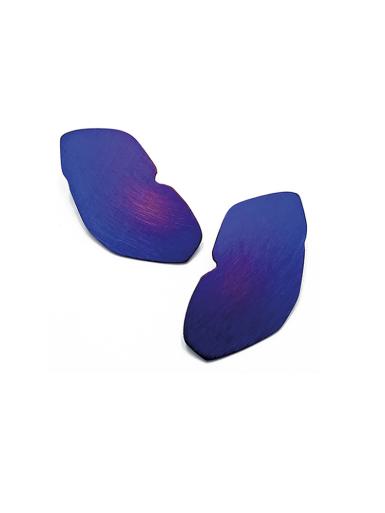 Maarja Niinemägi Ohrschmuck, Plum, eloxierte Titan